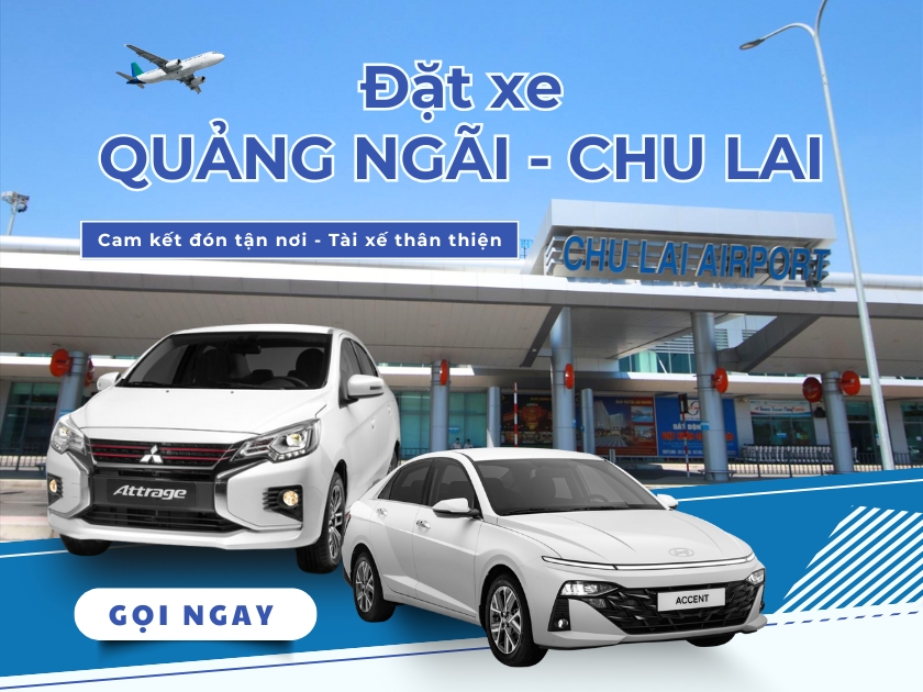 Đặt xe Quảng Ngãi đi Chu Lai